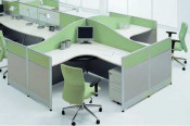High Quality Alumina and Aluminium Computer Workstation (PS-288 style)