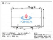 High Quality Auto Radiator for Stream' 01-04 Rn1/K17A at OEM 19010-Psa-901