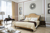 High Quality Classical Wooden Furniture Bedroom Set Bed (MS-A6001f-2)