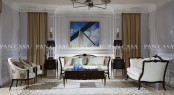 High Quality Classical Wooden Furniture Living Room Sofa (MS-A6032D)