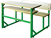 High Quality Double Student Desk and Chair Sets (SF-61)