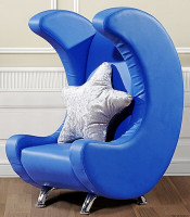 High Quality Home Furniture Sofa Set with Moon Shape (EY097)