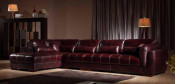 High Quality Italian Leather Sectional Sofa Furniture with Chaise (N828)