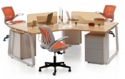 High Quality Office Workstation of Three (BS-D030)