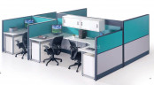 High Quality Office Workstation with Overhead Cabinet (HF-YT6003)