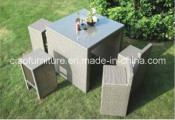 High Quality Outdoor Furniture Rattan Bar Table and Chairs