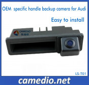 High Resolution Rear View Camera Tail Gate Handle Camera for Audi