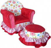 Home Furniture Children Sofa Set with Stool (HS-14)