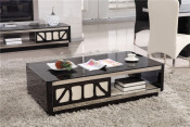 Home Furniture Fashion Design Tempered Glass Coffee Table (CJ-192)