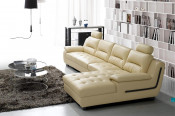 Home Furniture Luxery Italian Leather Corner Sofa Aft-Z2819