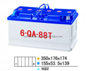 Hot-Dry Charged Car Battery DIN88