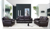 Hot Furniture Brown Chinese Leather 123seater Sofa (SF025)