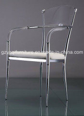 Hot Sale Cheap Upholstered Acrylic Dining Chair (KC012-1)
