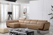 Hot Sale Leather Sectional Sofa with Chaise (N810)
