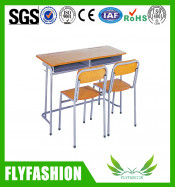 Hot-Sale School Classroom Doule Desk and Chair