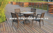 Hot Sales! Brighthome Restaurant Dining Chair and Table Set