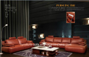 Hot Sales Furniture Chaise 3seat Top Chinese Leather Sofa (S03)