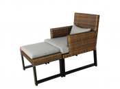 Hotel Cane Rattan Footbath Chair