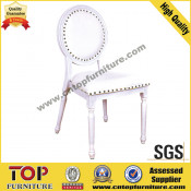 Hotel Classy Restaurant Round Back Metal Dining Chair