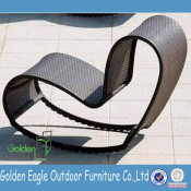 Hotel Comfortable Rattan Pool Sunbed