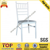 Hotel Removable Cushion Metal Banquet Chiavari Chair
