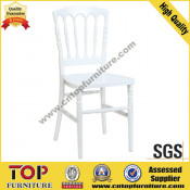 Hotel Removable Cushion PMMA Banquet Napoleon Chair
