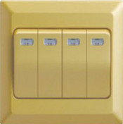 Hotel Wall Switch, Wall Switches 4gang2way