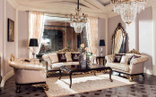 Hu-B5032A Classical Wooden Furniture Sofa