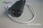 IP66 Waterproof CMOS Sensor Bullet Surveillance Wired IR IP Camera