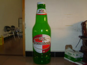 Inflatable PVC Beer Bottle