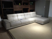 Itailan Leather Sectional Indoor Soft Sofa Furniture (N837)