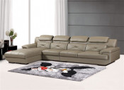 Italy Modern Living Room Furniture Leather Sofa (CG-305)