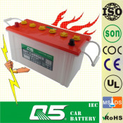JIS-N100 12V100AH, JIS Dry Charged Car Battery Auto Battery