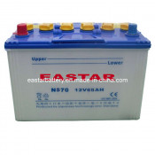 JIS-Standard NS70 Dry Charged Car Battery 12V, 65ah