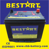 Japan Technology 60ah 12V Maintenance Free Vehicle Battery N50z-Mf