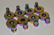 Jdm Aluminum Neo Chrome Vtec Valve Cover Washer Seal Bolts