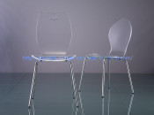 Kc021 Clear Crystal Weeding Chair