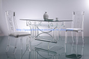 Kc068 Modern Design Acrylic Dining Chair