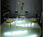 Kc205 Simple Design Clear Acrylic Coffee Chair