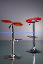 Kd031 Elegant Colorful Acrylic Swivel Bar Chair