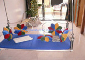 Kd319-B Simple Design Acrylic Hollow Outdoor Swing