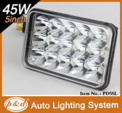LED 45W 5 Inches Square Sealed Beam (PD5SL)