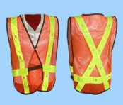 LED Reflective Safety Vest, 100% Polyster With High Bright Reflective Tape