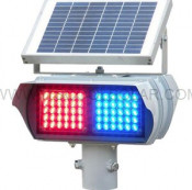 LED Solar Traffic Warning Light Sign