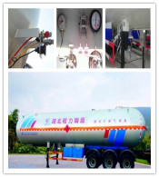 LPG 50cbm Liquid Ammonia Semi Trailer with Three Axles