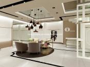 Ladies Fashion Clothes Display Rack for Retail Shopfitting