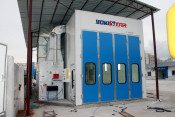 Large Bus Heated Paint Booth