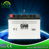 Lead Acid Type Dry-Charged 12V 55ah Auto Battery