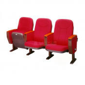 Leadcom Hot Sale University Lecture Hall Seat with Writing Tablet (LS-613AB)