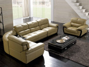 Leather Sectional Sofa Sectionals (Y085)
